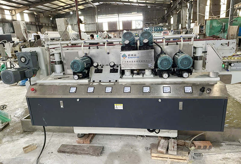 Lắp đặt chuyển giao dây chuyền mài kính song cạnh tại công ty kính Nam Phát 1