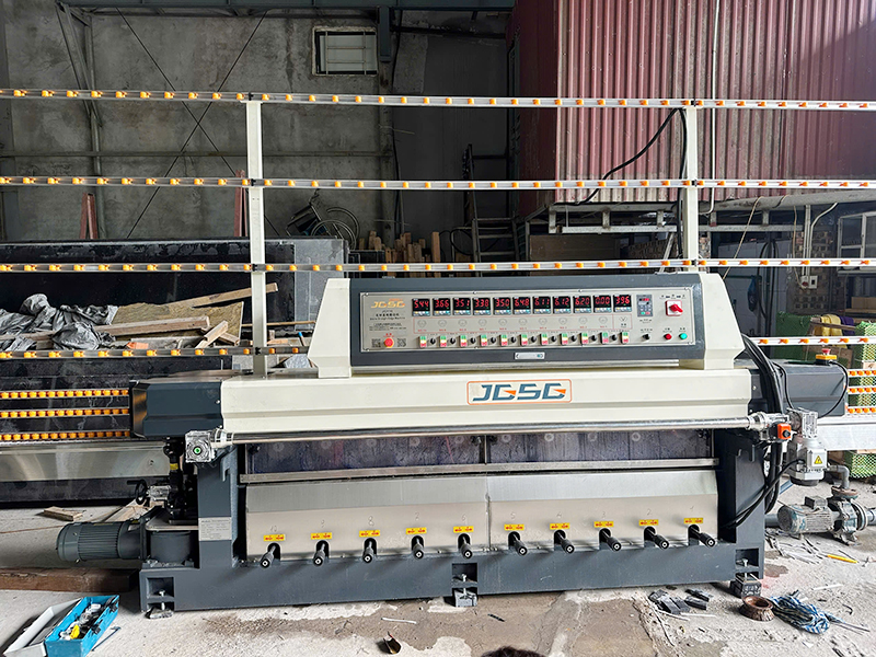 Gopco chuyển giao máy mài đá JGSG 10 đầu mài tại kho đá Thuật May Vĩnh Phúc