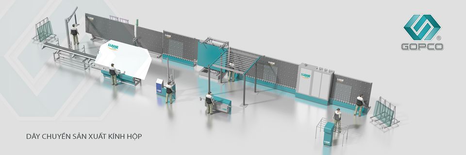 quy trình sản xuất kính hộp